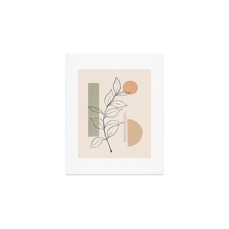 Abstract Minimal -Plant 11 Art Print Gallery Image 1
