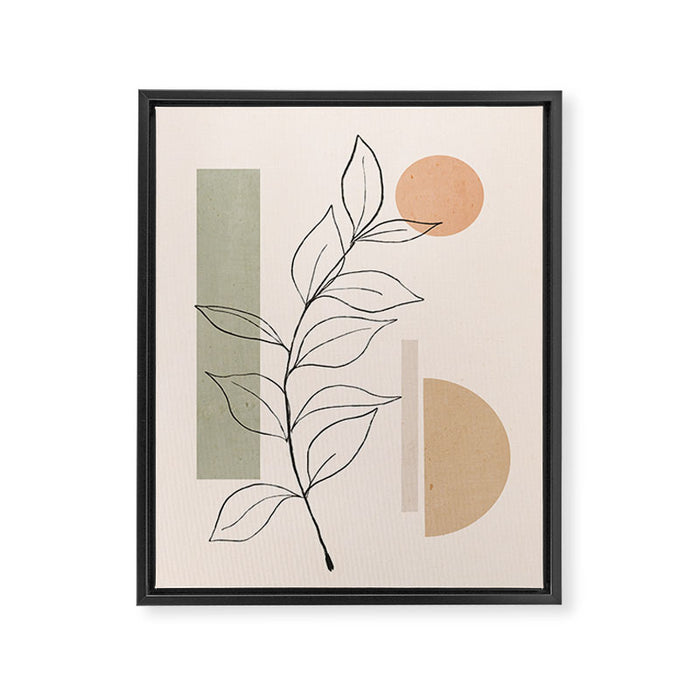 Abstract Minimal -Plant 11 Framed Canvas Print Gallery Image 1