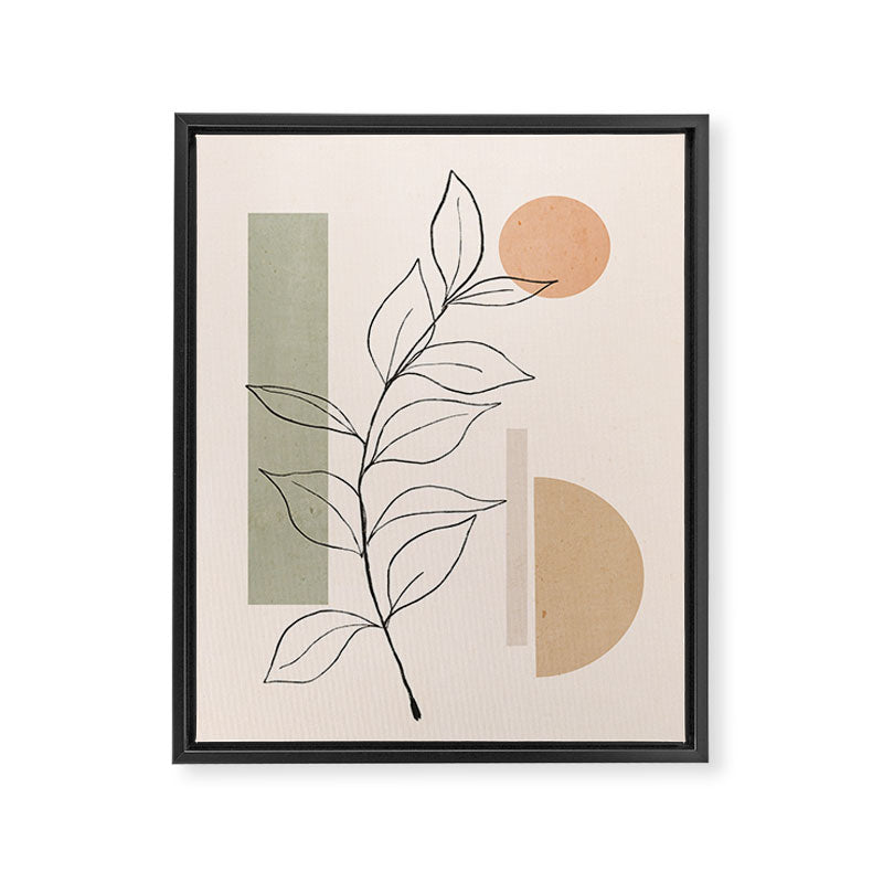 Abstract Minimal -Plant 11 Framed Canvas Print Gallery Image 6