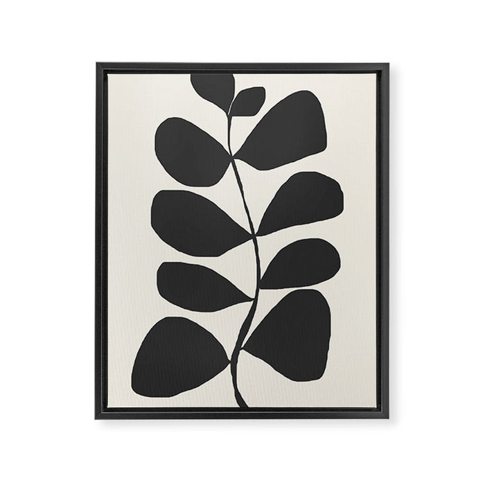 Abstract Minimal -Plant 3 Framed Canvas Print Gallery Image 1