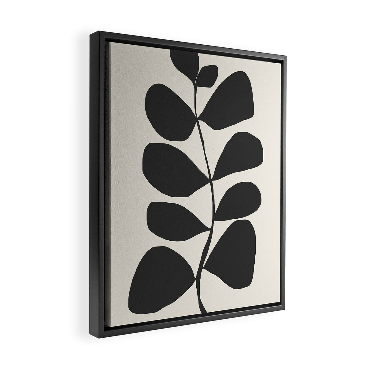 Abstract Minimal -Plant 3 Framed Canvas Print Gallery Image 2