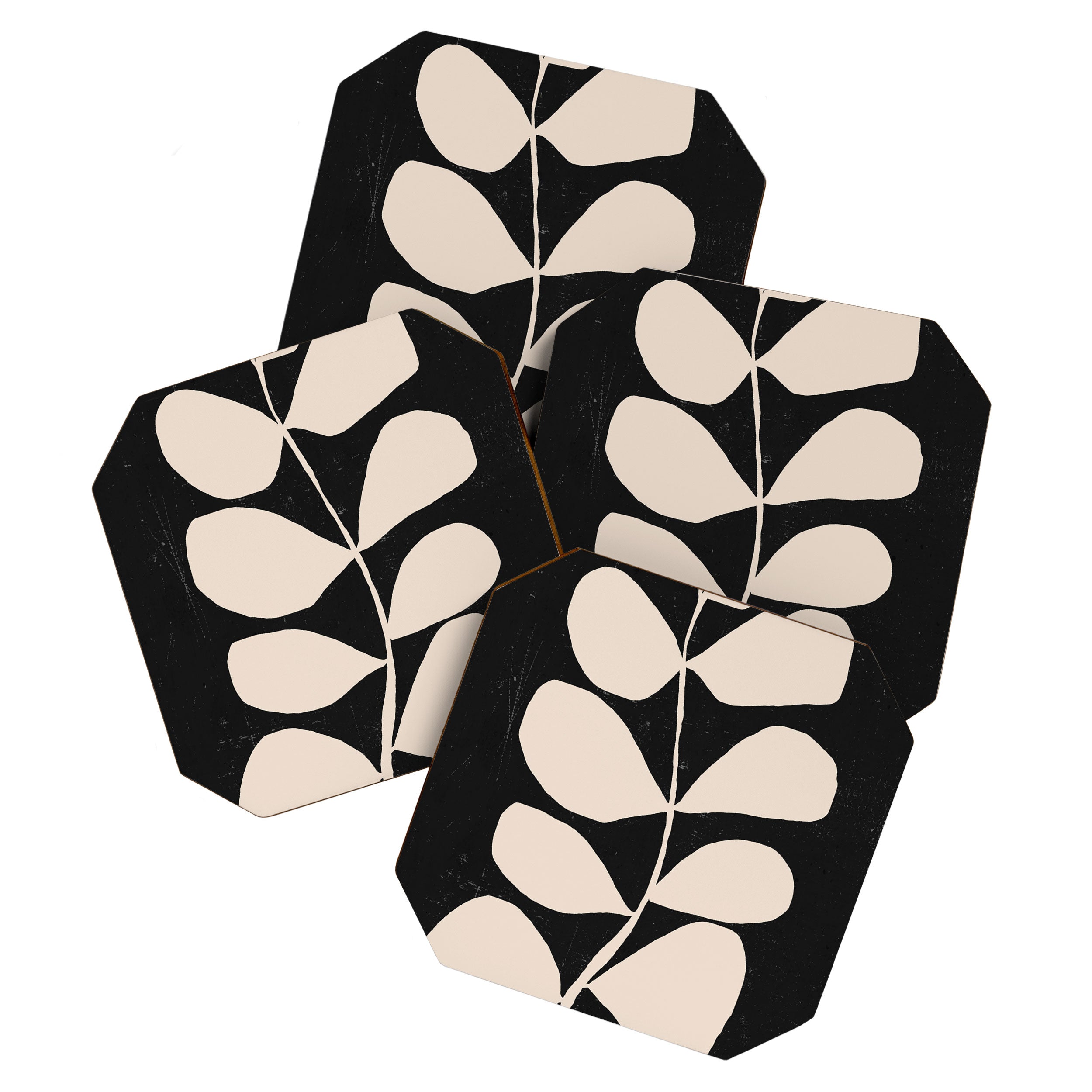 Abstract Minimal -Plant 3/2 Coaster Gallery Image 1