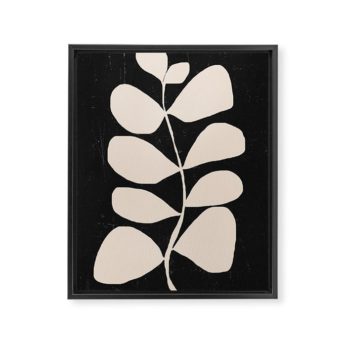 Abstract Minimal -Plant 3/2 Framed Canvas Print Gallery Image 1