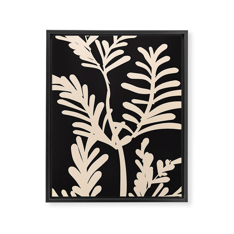Abstract Minimal -Plant 6/2 Framed Canvas Print Gallery Image 6