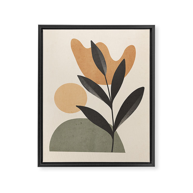 Abstract Minimal -Plant 9 Framed Canvas Print Gallery Image 6