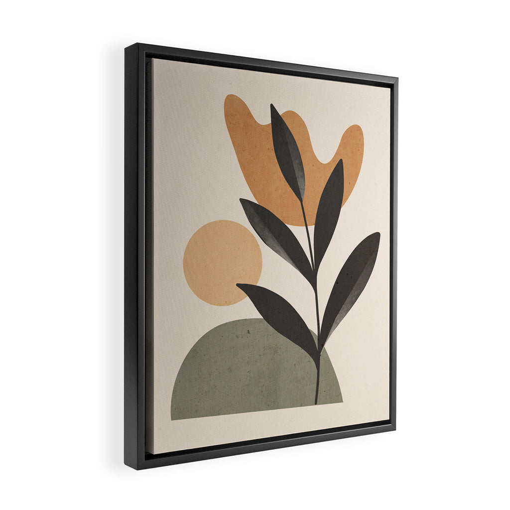 Abstract Minimal -Plant 9 Framed Canvas Print Gallery Image 2