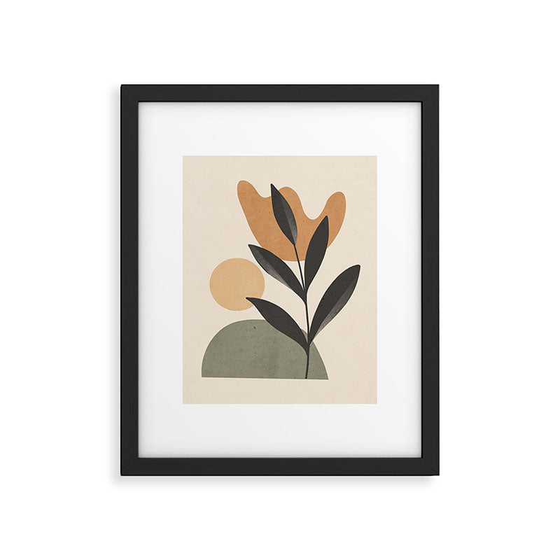 Abstract Minimal -Plant 9 Framed Art Print Gallery Image 5