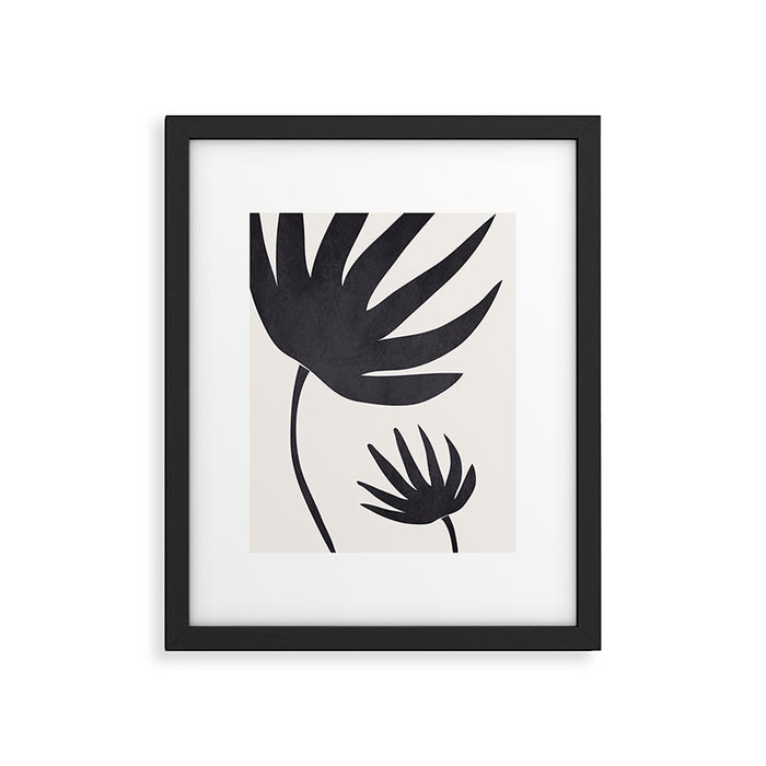 Abstract Minimal -Plant Framed Art Print Gallery Image 1