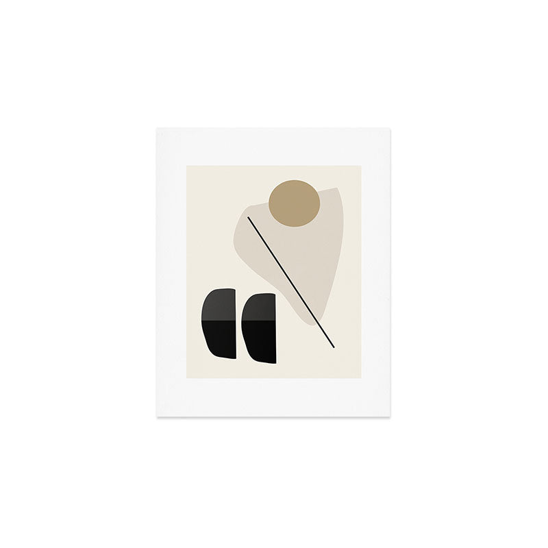 Abstract Minimal Shapes 107 Art Print Gallery Image 1