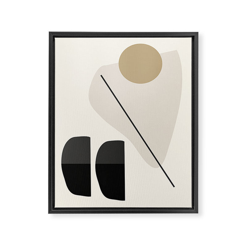 Abstract Minimal Shapes 107 Framed Canvas Print Gallery Image 6