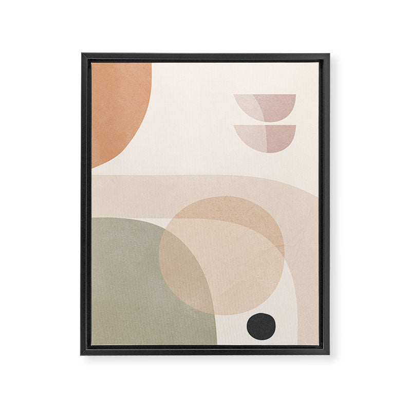 Abstract Minimal Shapes 11 Framed Canvas Print Gallery Image 6