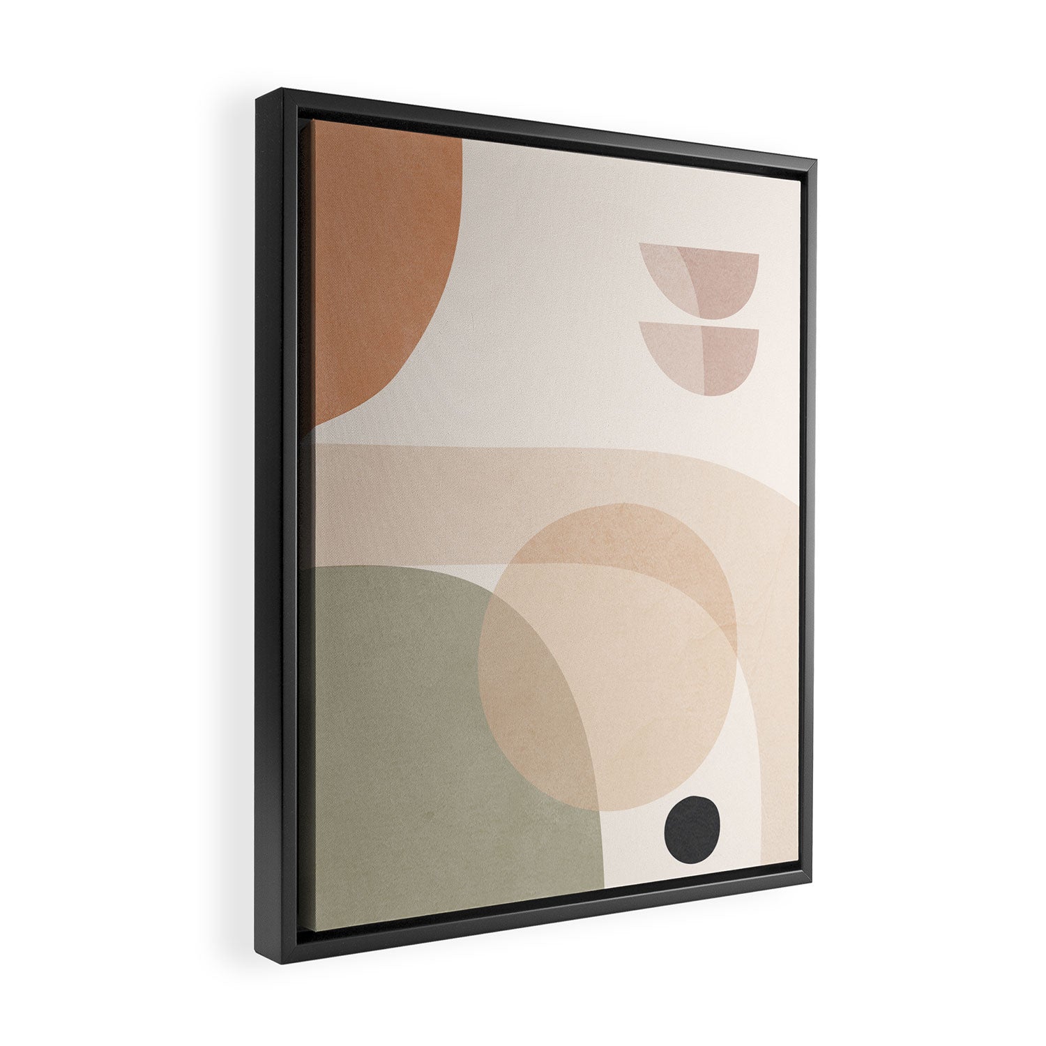 Abstract Minimal Shapes 11 Framed Canvas Print Gallery Image 2