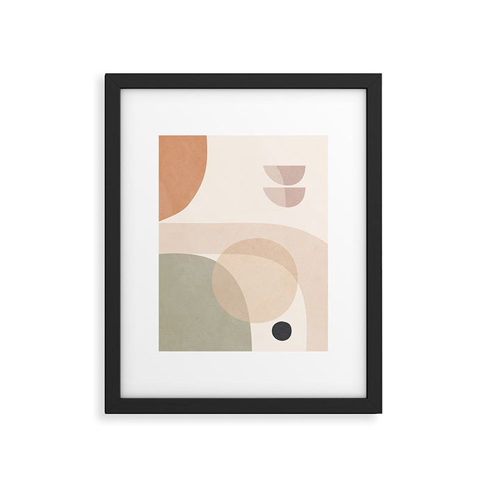 Abstract Minimal Shapes 11 Framed Art Print Gallery Image 1