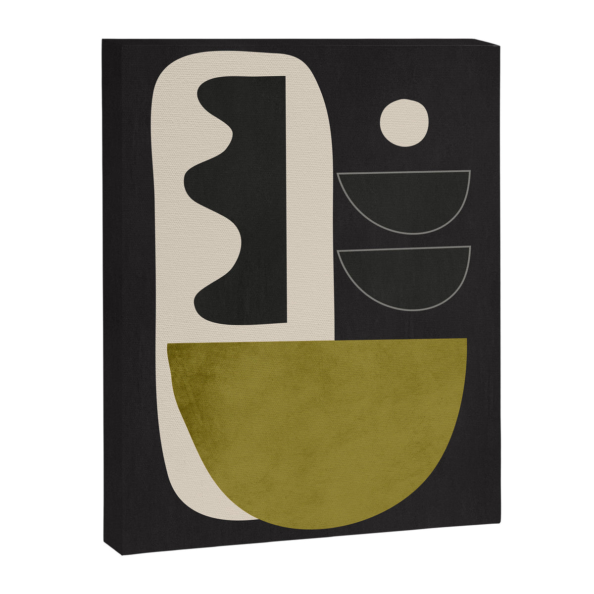 Abstract Minimal Shapes 122 Canvas Print Gallery Image 6