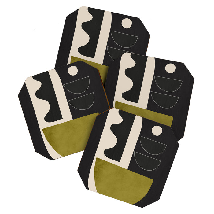 Abstract Minimal Shapes 122 Coaster Gallery Image 1