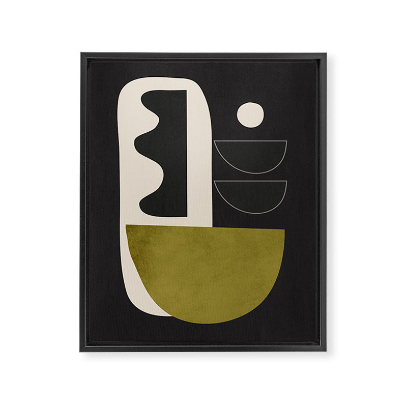 Abstract Minimal Shapes 122 Framed Canvas Print Gallery Image 6
