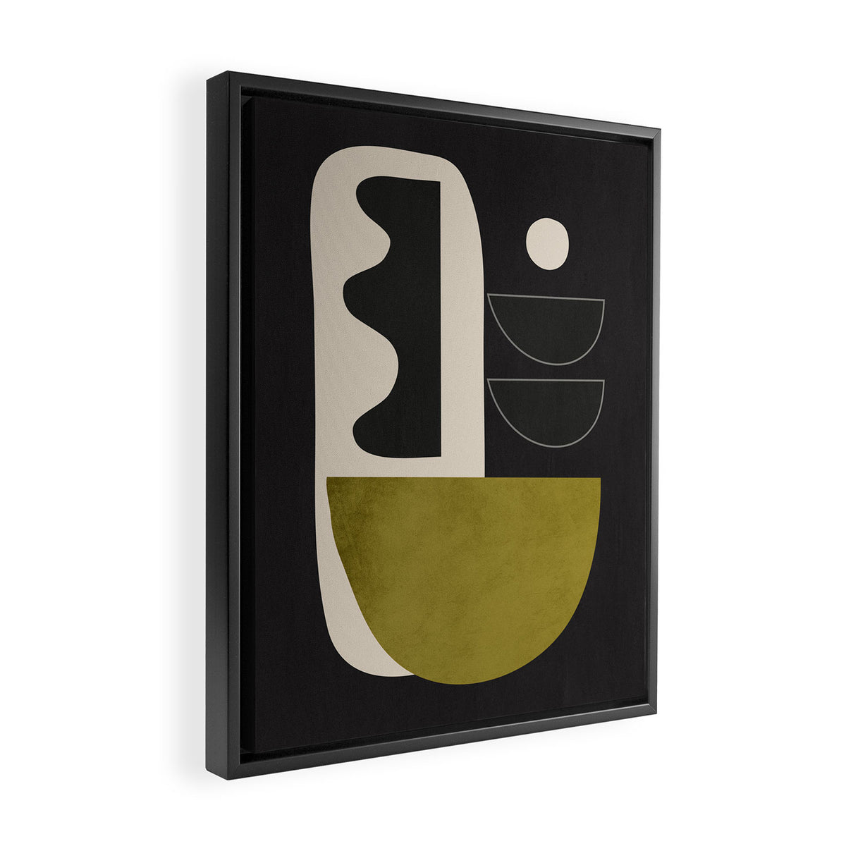 Abstract Minimal Shapes 122 Framed Canvas Print Gallery Image 2