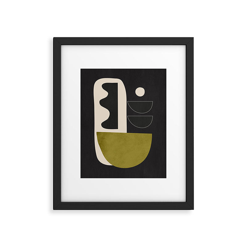 Abstract Minimal Shapes 122 Framed Art Print Gallery Image 5