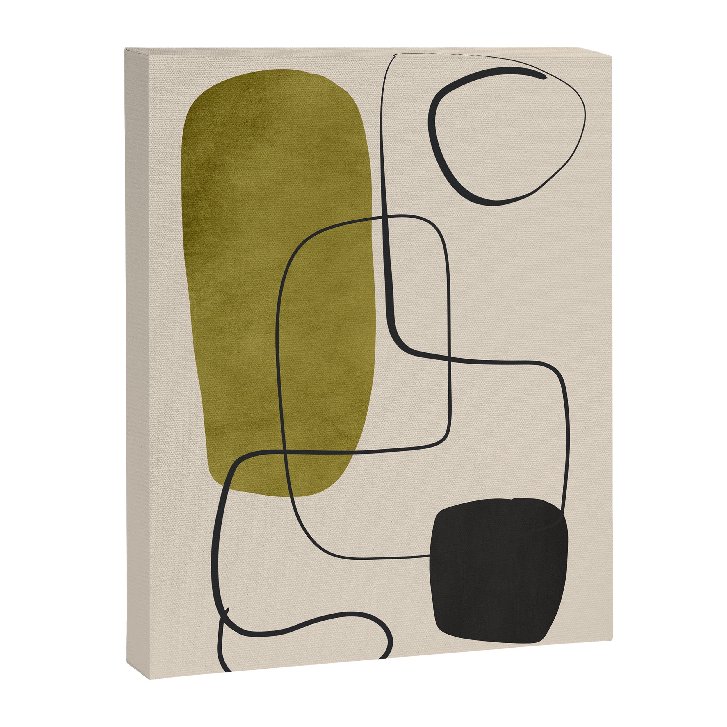 Abstract Minimal Shapes 126 Canvas Print Gallery Image 6