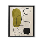 Abstract Minimal Shapes 126 Framed Canvas Print Gallery Image 6