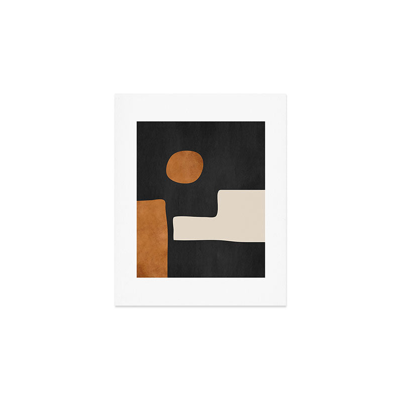 Abstract Minimal Shapes 128 Art Print
