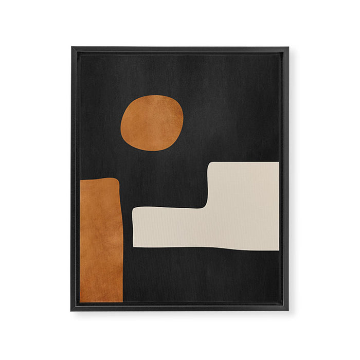 Abstract Minimal Shapes 128 Framed Canvas Print Gallery Image 1