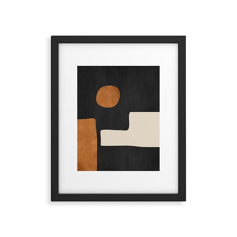 Abstract Minimal Shapes 128 Framed Art Print Gallery Image 5