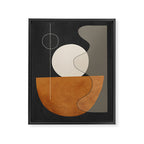 Abstract Minimal Shapes 129 Framed Canvas Print Gallery Image 6