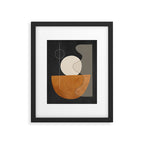 Abstract Minimal Shapes 129 Framed Art Print Gallery Image 4