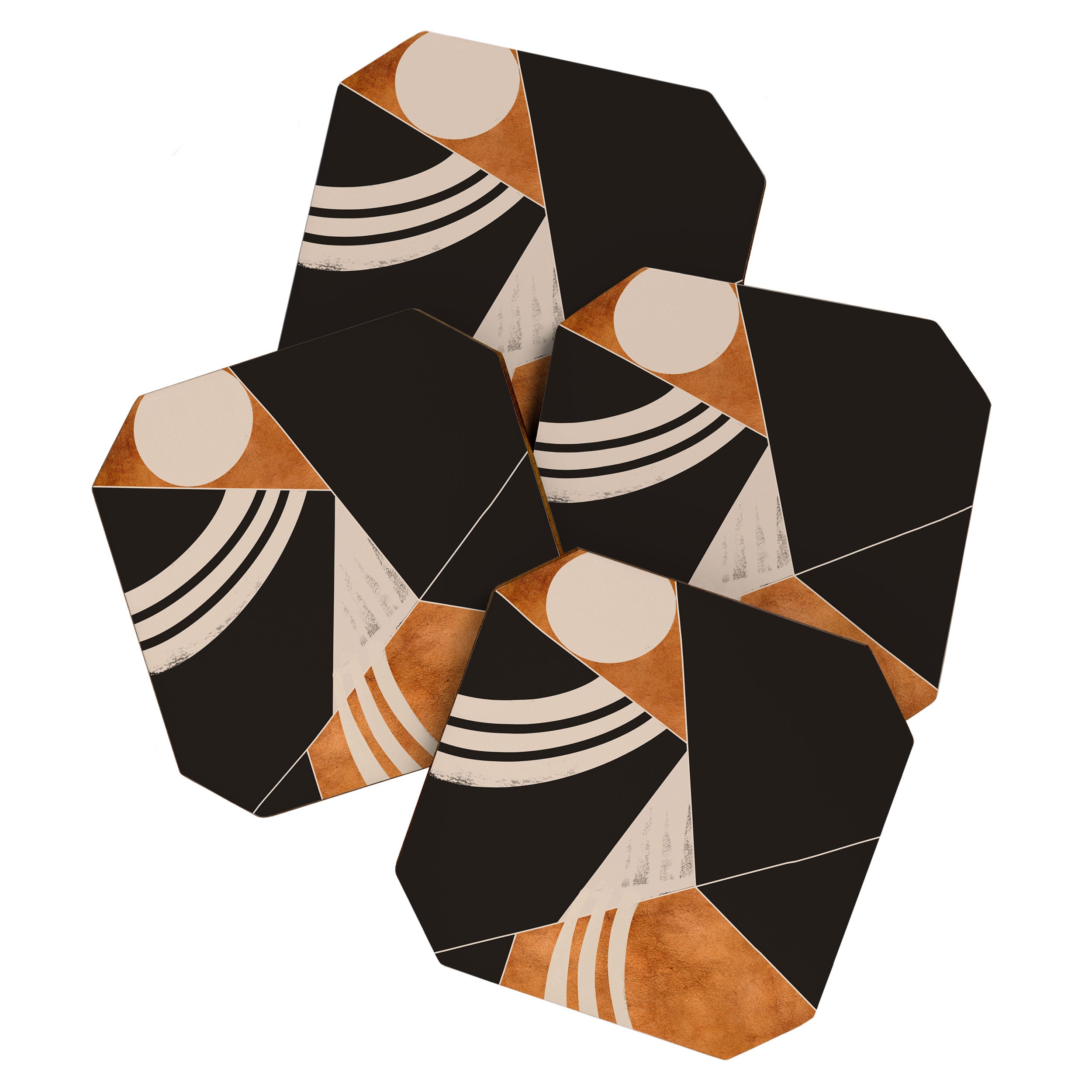 Abstract Minimal Shapes 130 Coaster Gallery Image 1