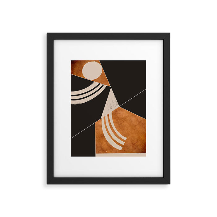 Abstract Minimal Shapes 130 Framed Art Print Gallery Image 1