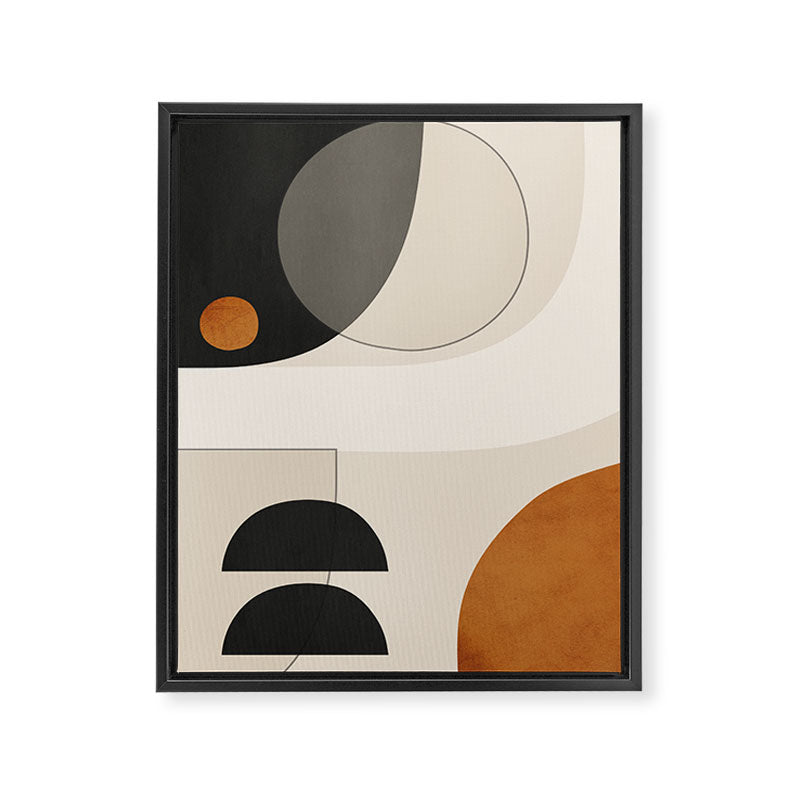Abstract Minimal Shapes 133 Framed Canvas Print Gallery Image 3