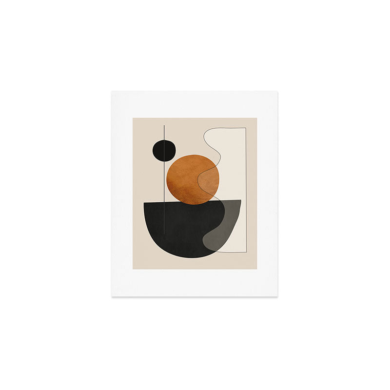 Abstract Minimal Shapes 135 Art Print Gallery Image 1