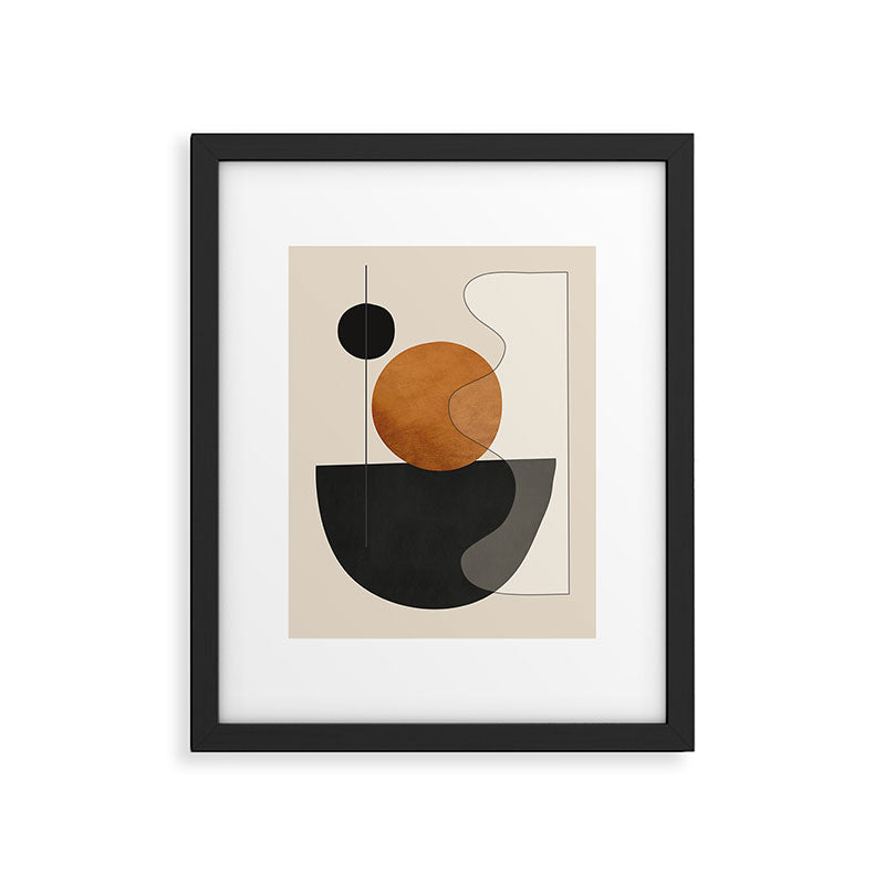 Abstract Minimal Shapes 135 Framed Art Print Gallery Image 4