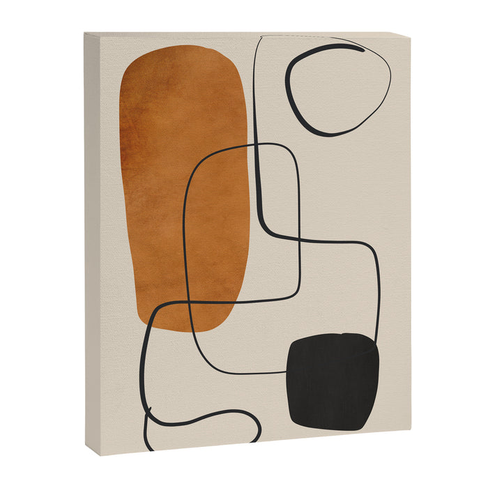 Abstract Minimal Shapes 137 Canvas Print Gallery Image 1