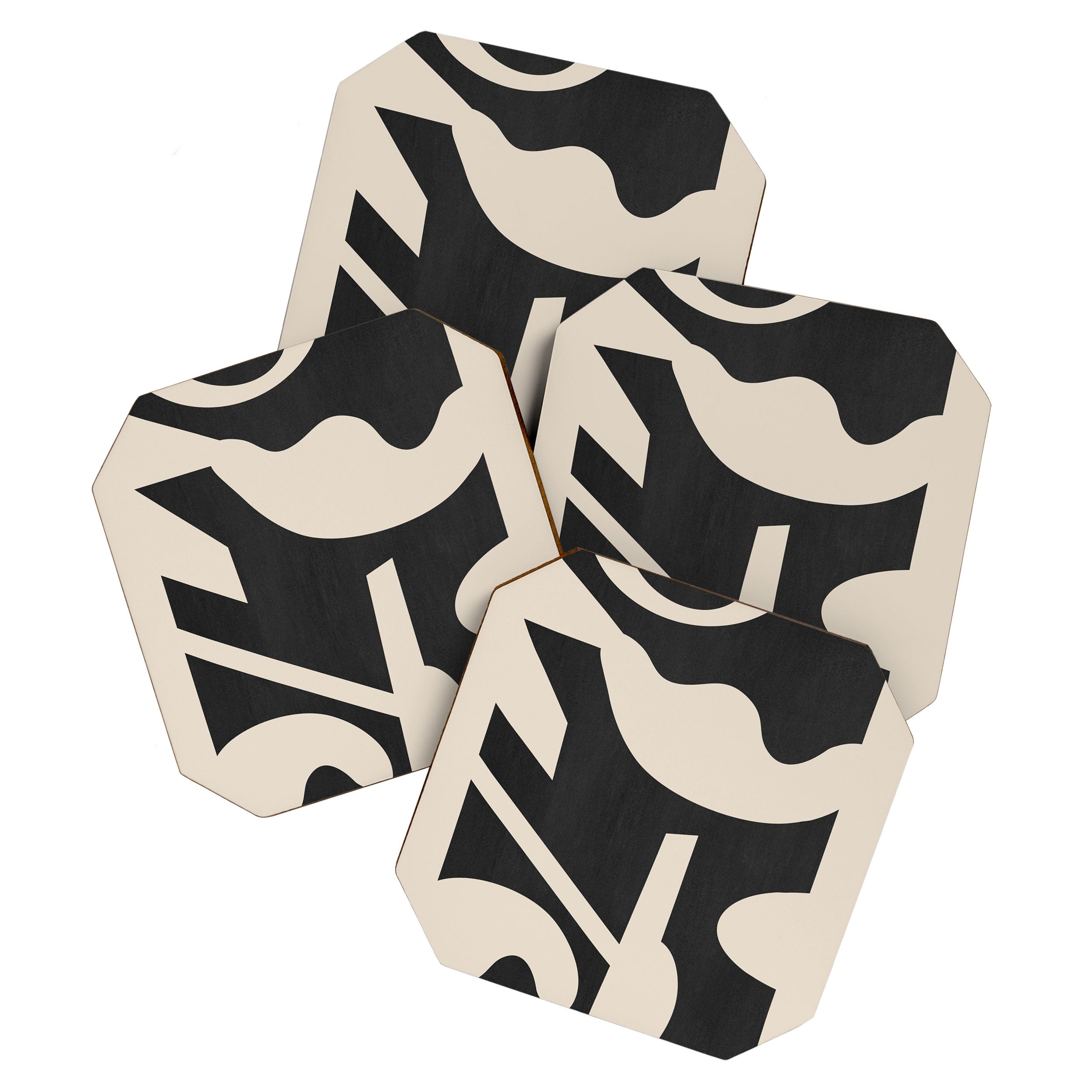 Abstract Minimal Shapes 139 Coaster Gallery Image 1