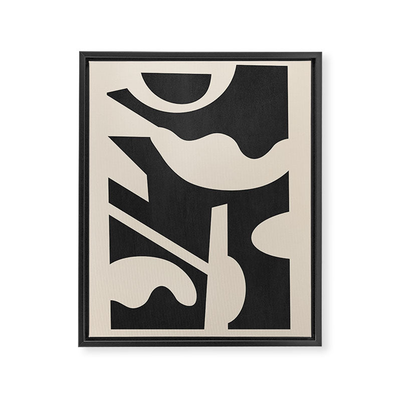 Abstract Minimal Shapes 139 Framed Canvas Print Gallery Image 6