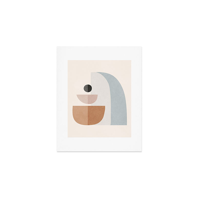 Abstract Minimal Shapes 14 Art Print Gallery Image 1
