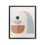 Abstract Minimal Shapes 14 Framed Canvas Print Gallery Image 6