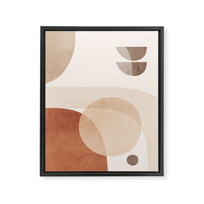 Abstract Minimal Shapes 16 Framed Canvas Print Gallery Image 1