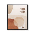 Abstract Minimal Shapes 16 Framed Canvas Print Gallery Image 6