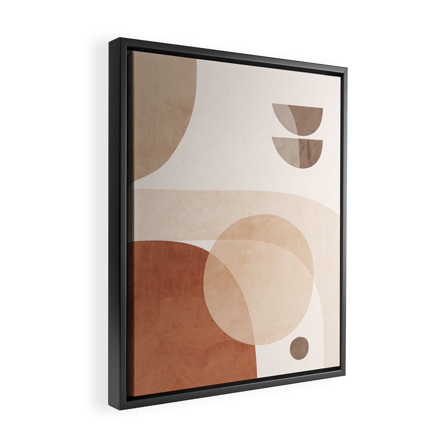 Abstract Minimal Shapes 16 Framed Canvas Print Gallery Image 2