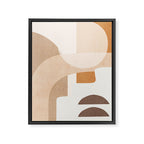 Abstract Minimal Shapes 19 Framed Canvas Print Gallery Image 6