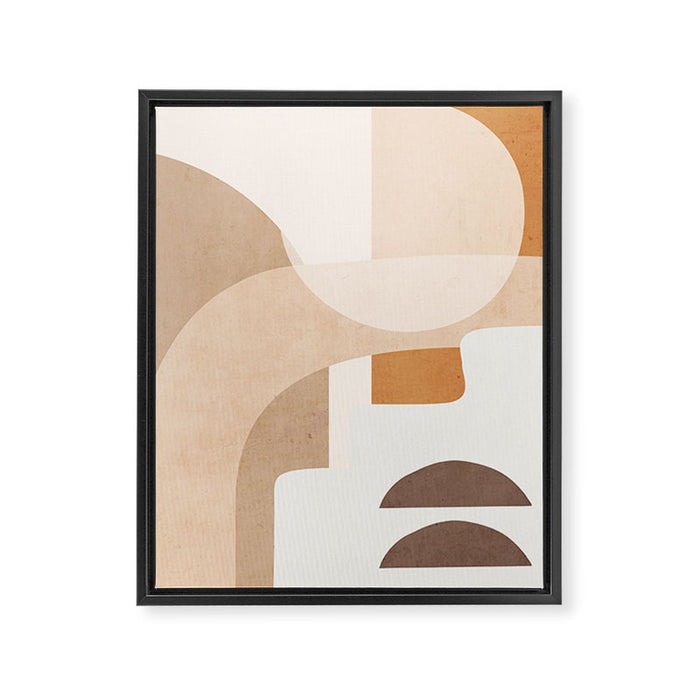 Abstract Minimal Shapes 19 Framed Canvas Print Gallery Image 1