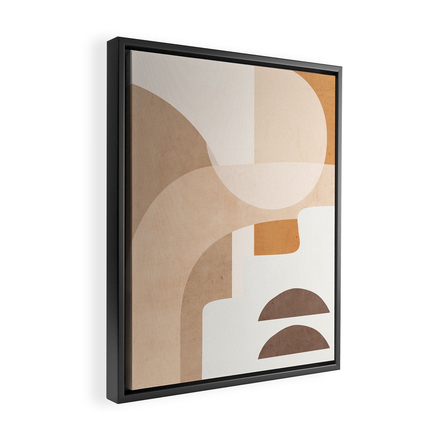 Abstract Minimal Shapes 19 Framed Canvas Print Gallery Image 2