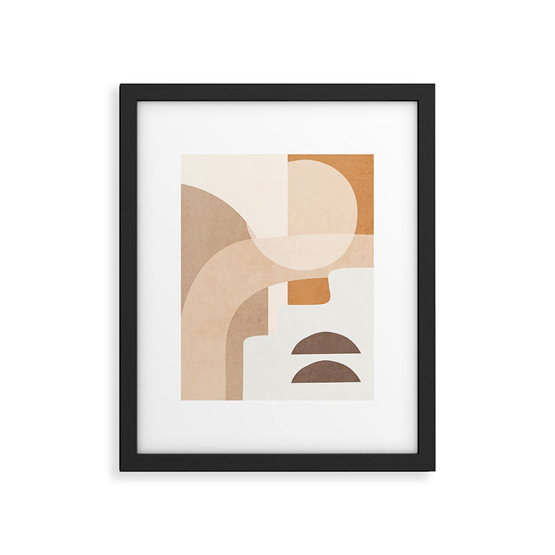 Abstract Minimal Shapes 19 Framed Art Print Gallery Image 5