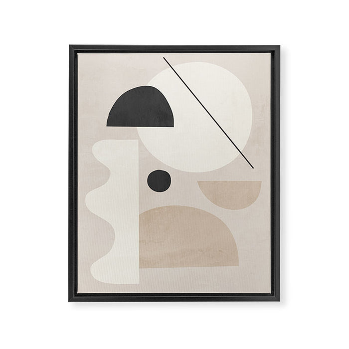 Abstract Minimal Shapes 25 Framed Canvas Print Gallery Image 1