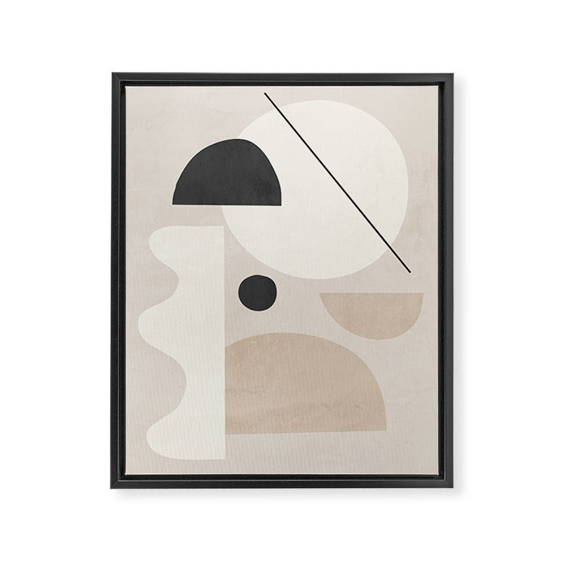 Abstract Minimal Shapes 25 Framed Canvas Print Gallery Image 6