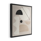 Abstract Minimal Shapes 25 Framed Canvas Print Gallery Image 2
