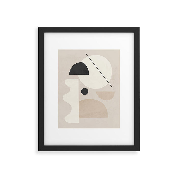 Abstract Minimal Shapes 25 Framed Art Print Gallery Image 1